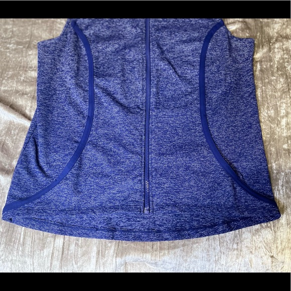 Under Armour Vest Zip Up Jacket, Blue, Size Large - Picture 4 of 6